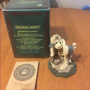 BOYD’S BEARS Lefty on the Mound Baseball figurine collectable rabbit bunny